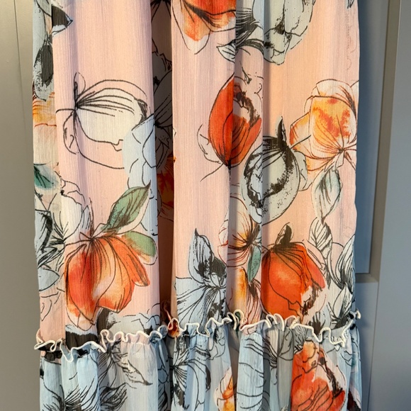 Donna Morgan Floral Halter Maxi Dress – Size 12 (US) - Picture 7 of 8